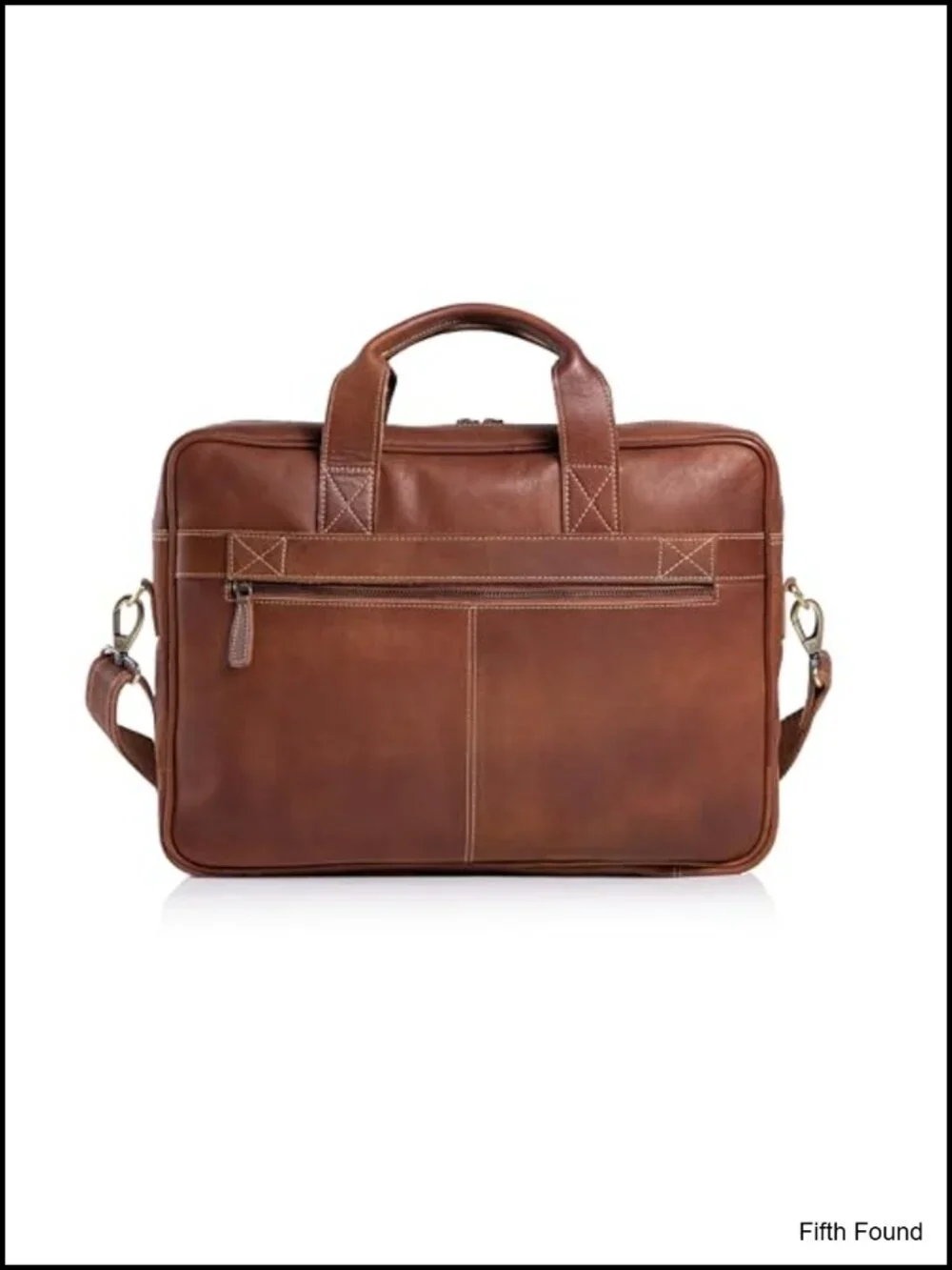 Buffalo Leather Briefcase 16 inch Laptop Messenger Bag Satchel